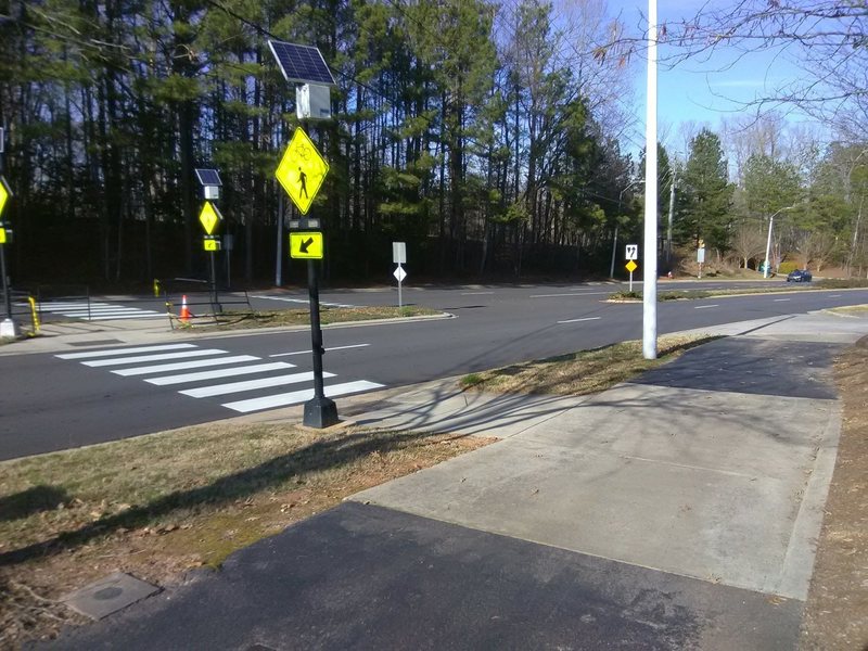 Safe road crossing of NW Maynard Road