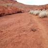 The trail sometimes cross a dried-up-river so watch out when it rains.