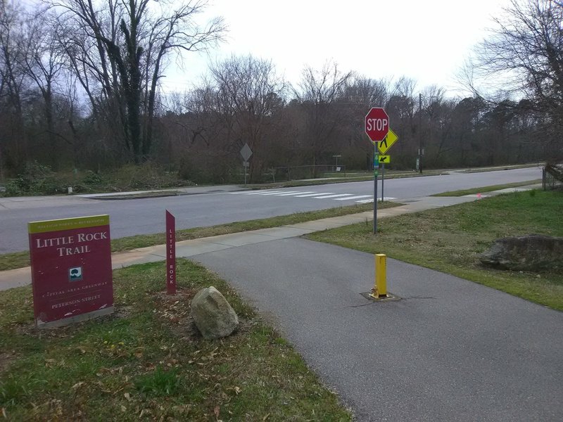 End of Little Rock Trail