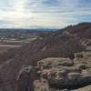 Looking west toward I-25 from the Bench Spur.