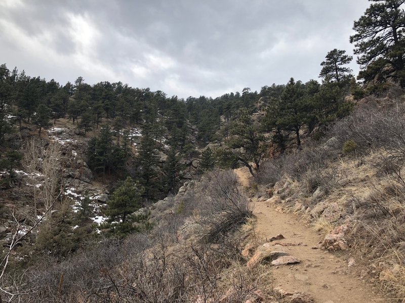 Approaching the Horsetooth Falls