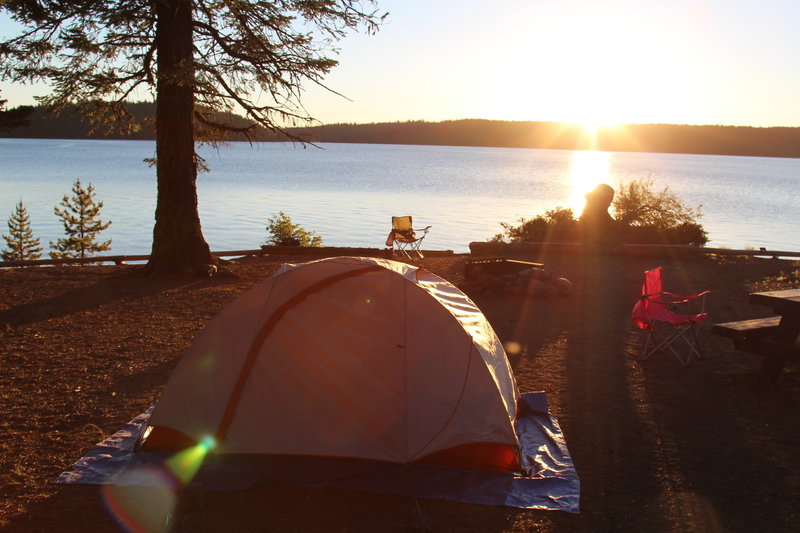 Little Crater tent site