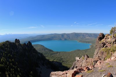 Overview of Paulina Lake