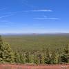 North view from Lava Butte cinder cone.