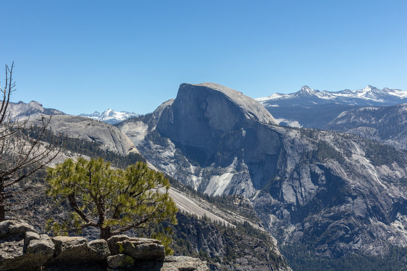 Half Dome from Yosemite Point.