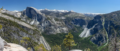 Half Dome and Glacier Point are just two of the highlights from Yosemite Point.