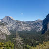 Glacier Point and Half Dome on a sunny June afternoon