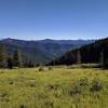 Looking SE towards Preston Peak in the Siskiyou Wilderness.