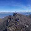 View of Knik Arm and Glacier from Yudikench Peak.