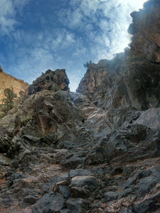 Climb up about halfway through Kodels Canyon