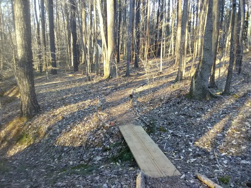 Small bridge across a creek