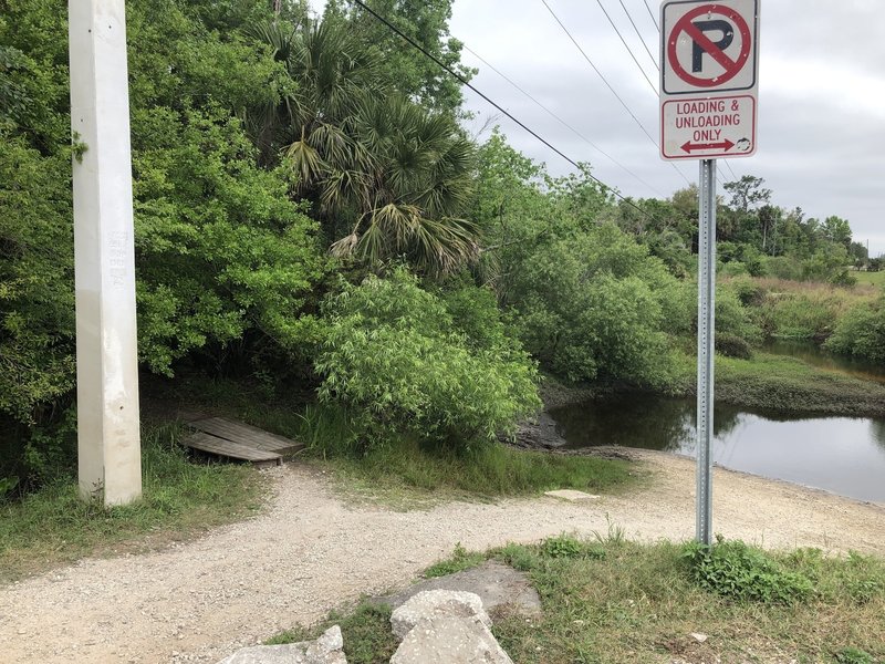 Entrance to the trail