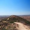 Along the ridgeline of the North Fortuna Trail.