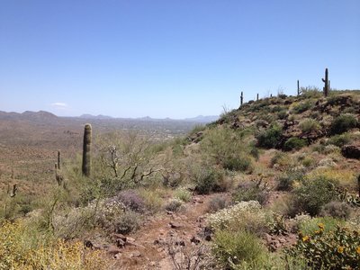 The view from the "Pass" on Spur Cross Trail. The climb is worth the view.