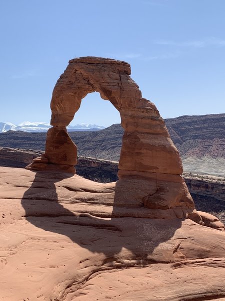 Hike into Delicate Arch after 25 years