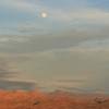 Moonrise Over Desert Foothills