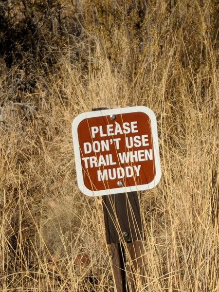 please dont use trail when muddy