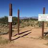 New southern entrance to Fantasy Island Trail Park.  Can be a little tricky to navigate for some people.