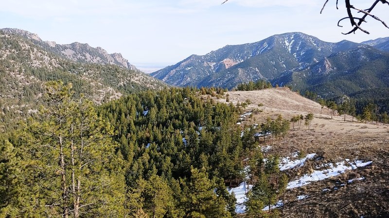 Looking out east towards Boulder