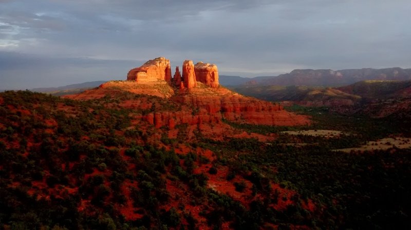 Cathedral Rock from HiLine