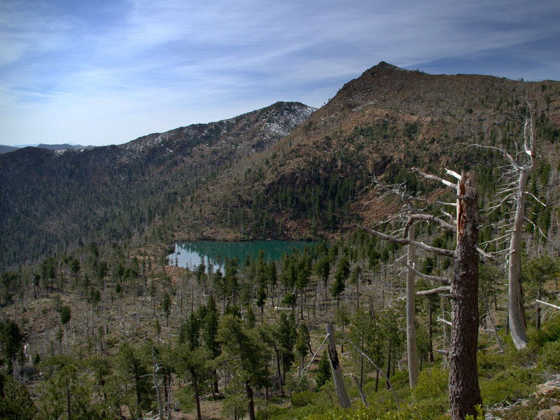 Vulcan Lake below Vulcan Peak