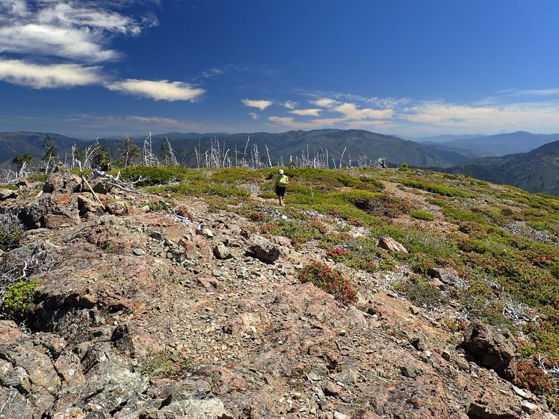 On the summit of Eagle Mountain