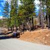 The trailhead on the Illlinois River Road