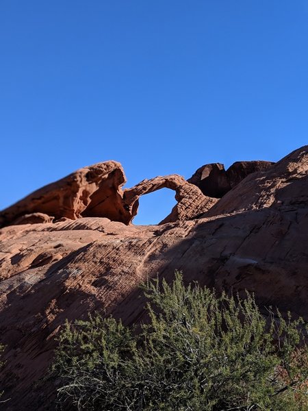 Arch Rock from below