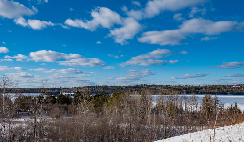 Shagawa Lake - Frozen in Winter - Ely, Minnesota