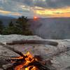 Sunset view campsite.