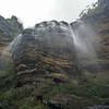 At the base of Upper Wentworth Falls