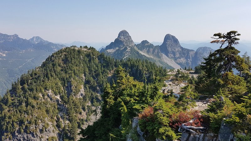 View of the Twin Sisters along the Howe Sound Crest Trail