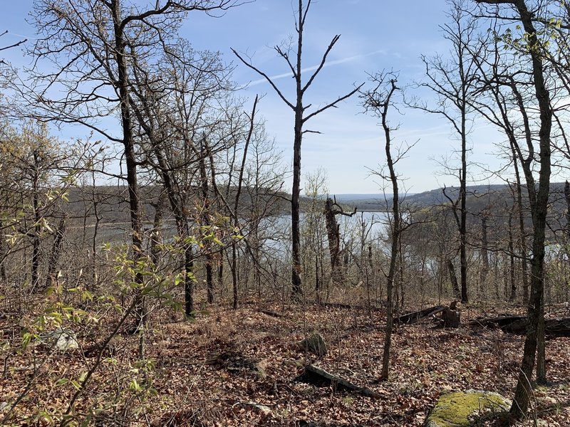 Scenic views from Bixhoma Bluff Trail