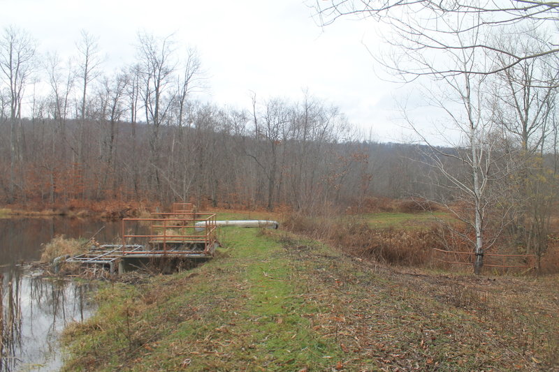 Berm Holding Back Lake