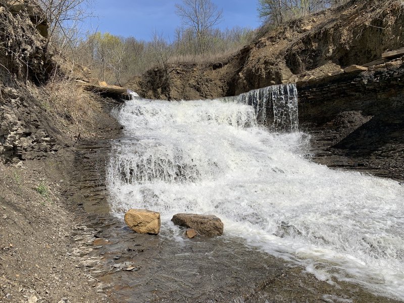 Upper part of the falls