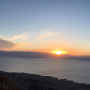 Sunrise over the dead sea