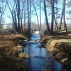 Secret path behind the dam