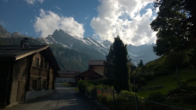 Gimmelwald in early evening