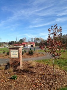 Northern entrance to Hector H. Henry II Greenway (Weddington Road) near Dog Park