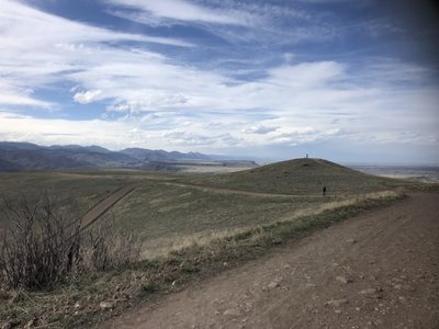 Near the summit looking north