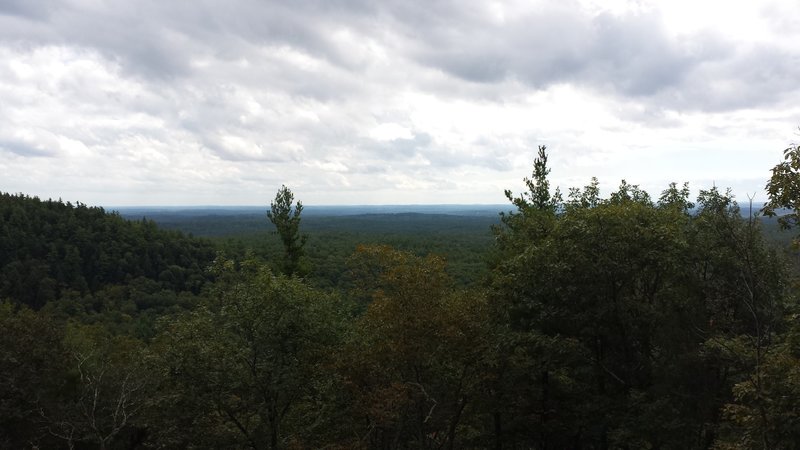 View from end of Middle Mountain Trail.