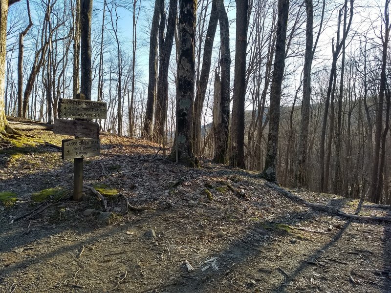 A cold winter morning at Jakes Gap