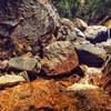 Rock-Hopping terrain in  Millard Canyon