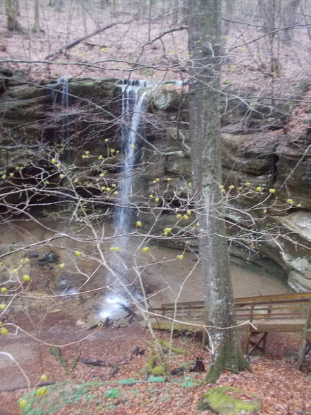 Big Lyons Falls, the day after it rained.