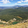 Overlooking Goose Lake from the Gold Hill Trail.