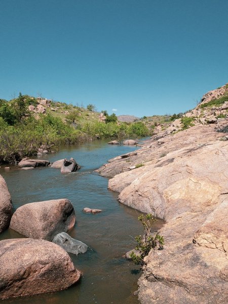 Looking up the creek