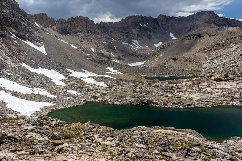 One of the tarns just below Glen Pass.