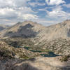 Rae Lakes from Glen Pass.