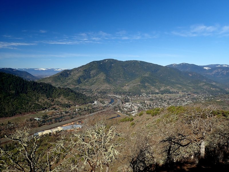 The City of Rogue River from near the top of Tin Pan Peak