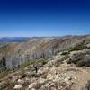 Looking north from the Rim Trail near Canyon Peak